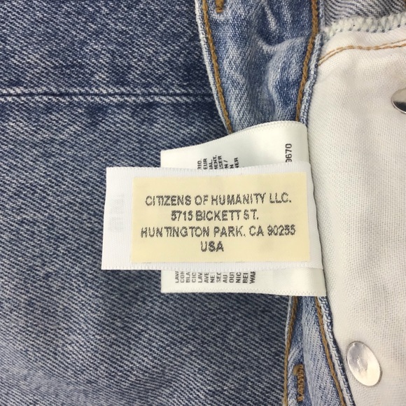 Agolde NWT Issa High Rise Long Slit Patchwork Denim Skirt, 23 - Picture 15 of 15